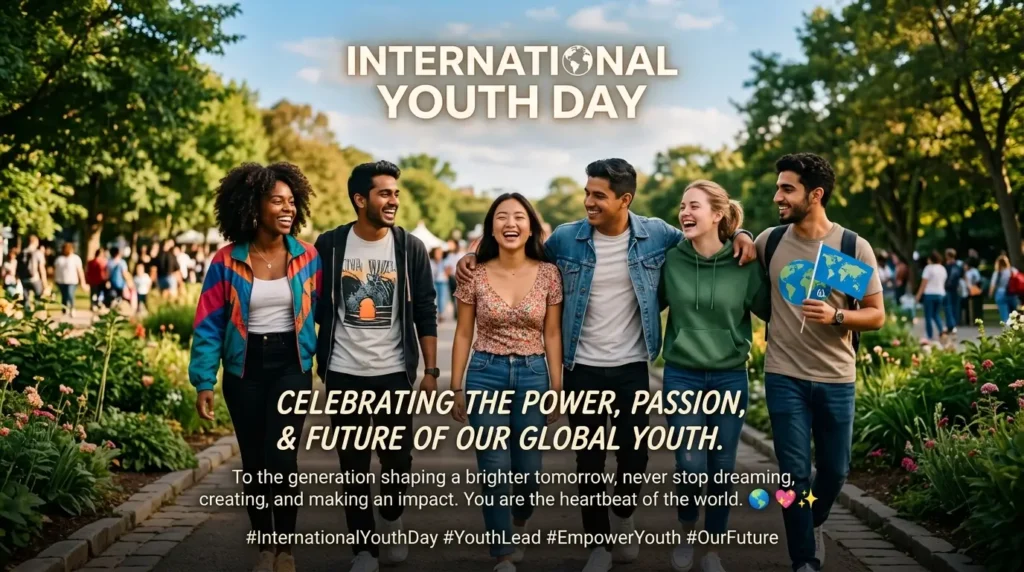 Heartfelt International Youth Day WhatsApp Status
