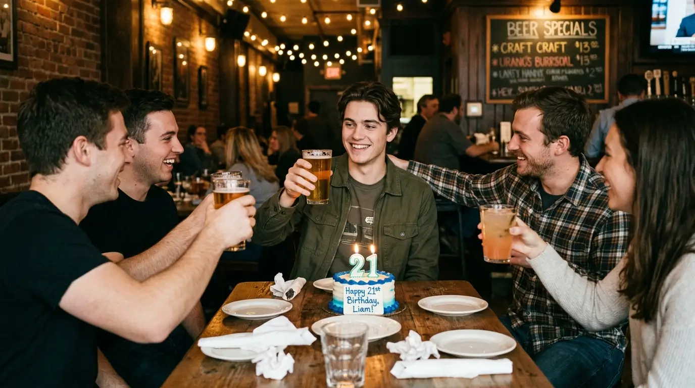 21st Birthday Wishes for a Boy