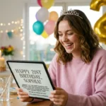 21st Birthday Wishes for a Girl