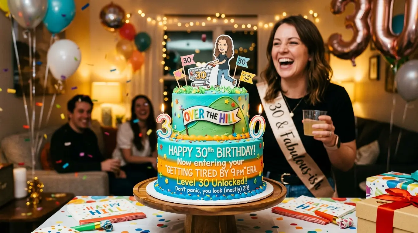 Funny 30th Birthday Wishes