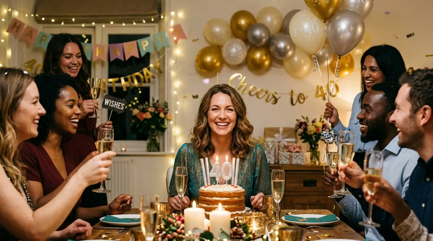 Happy 40th Birthday Wishes