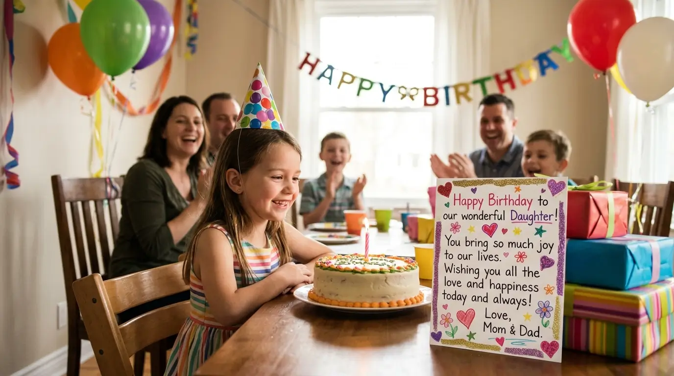 Happy Birthday Wishes for Daughter