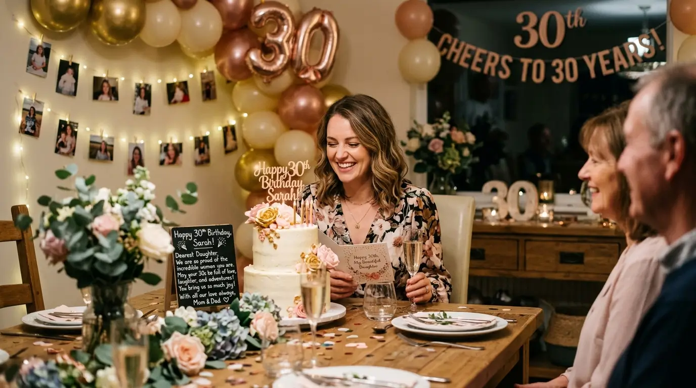 Heartfelt 30th Birthday Wishes for Daughter