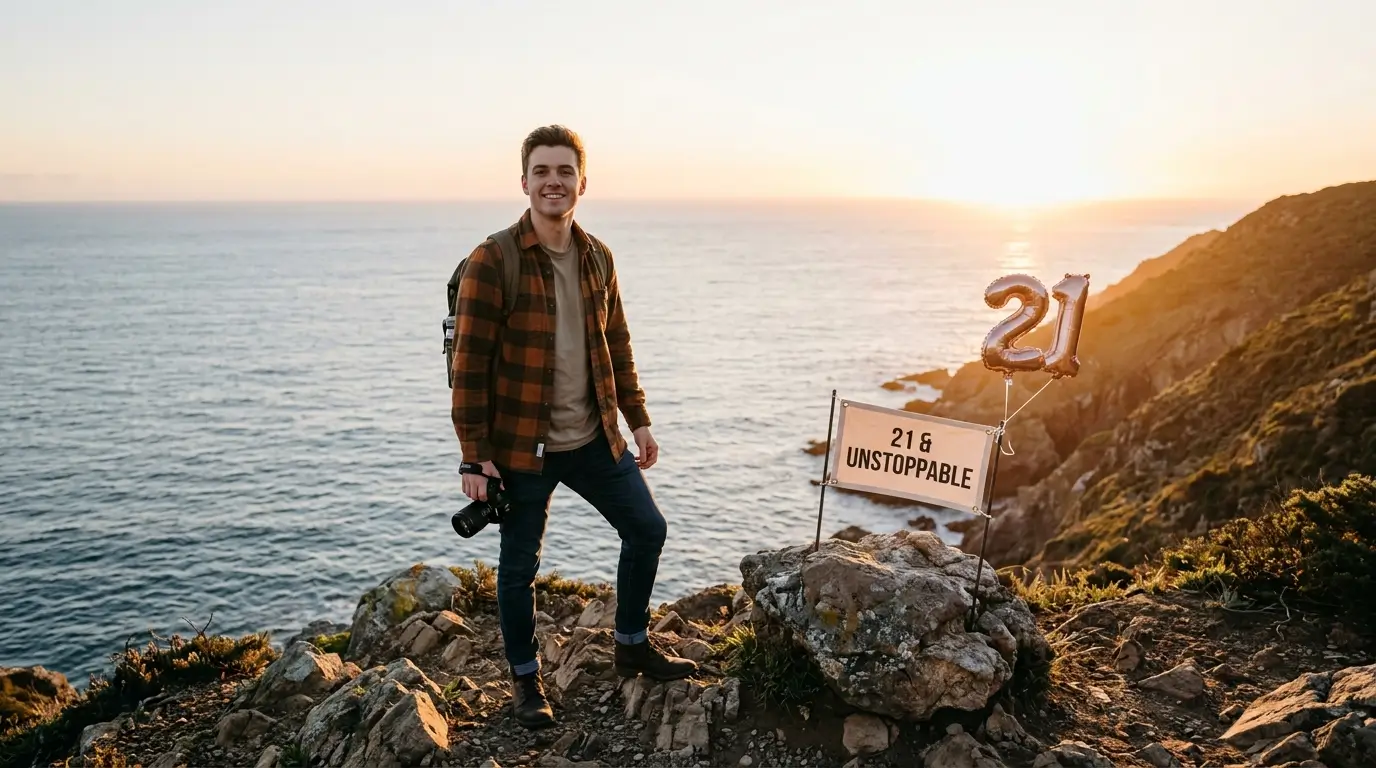 Inspirational 21st Birthday Wishes for a Boy