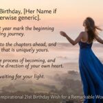 Inspirational 21st Birthday Wishes for a Girl