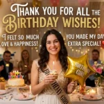 Thank You Message for Birthday Wishes