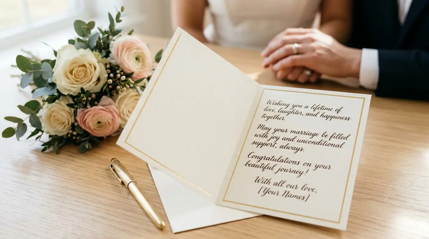 Wedding Wishes for Card