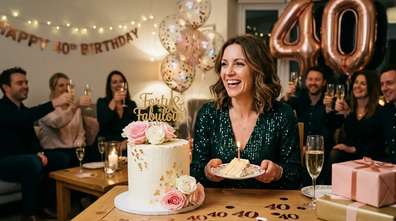 40th Birthday Wishes for a Woman