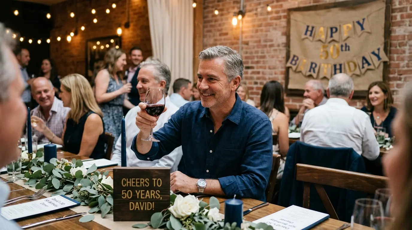 50th birthday wishes for a man