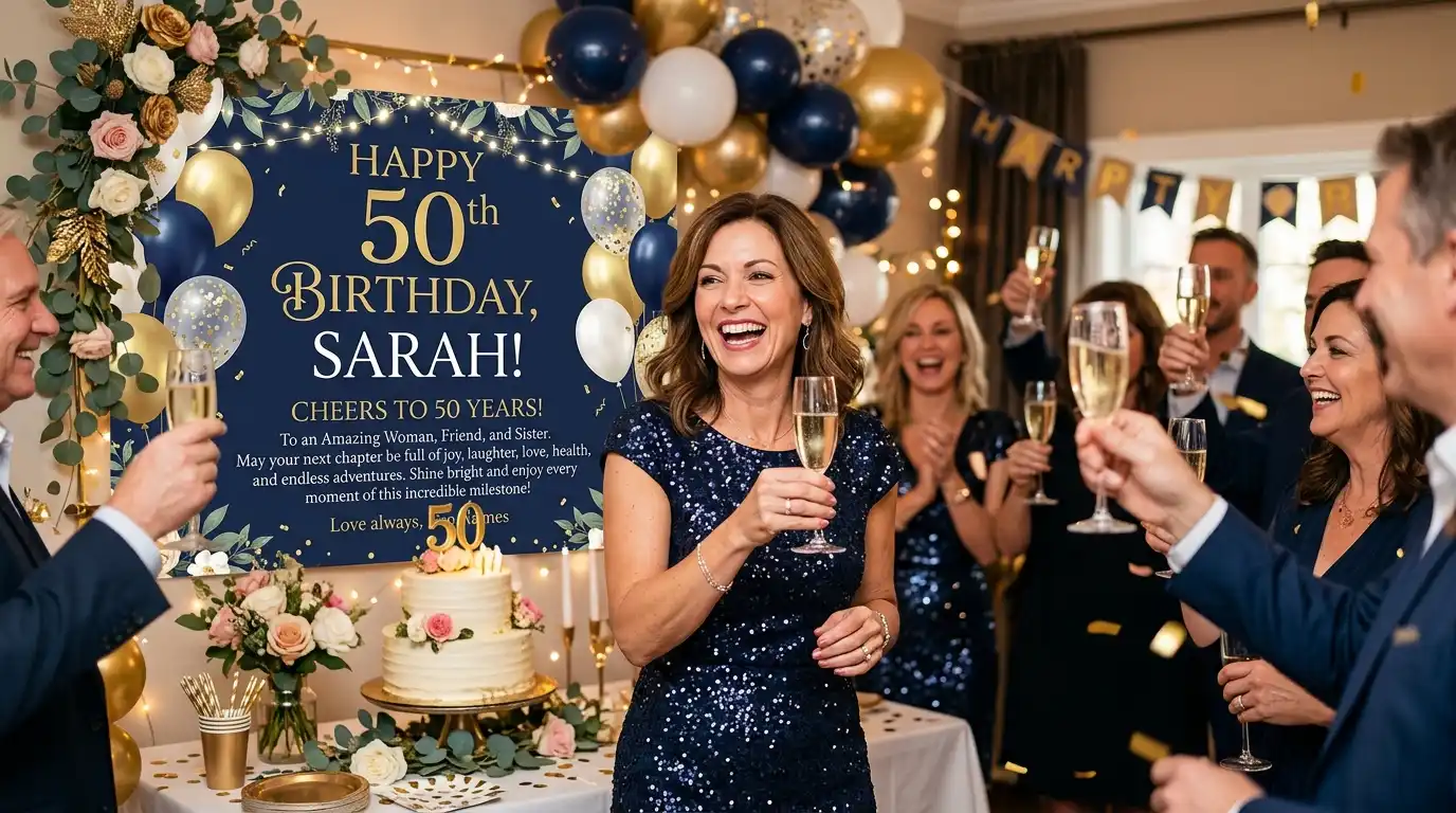 50th birthday wishes