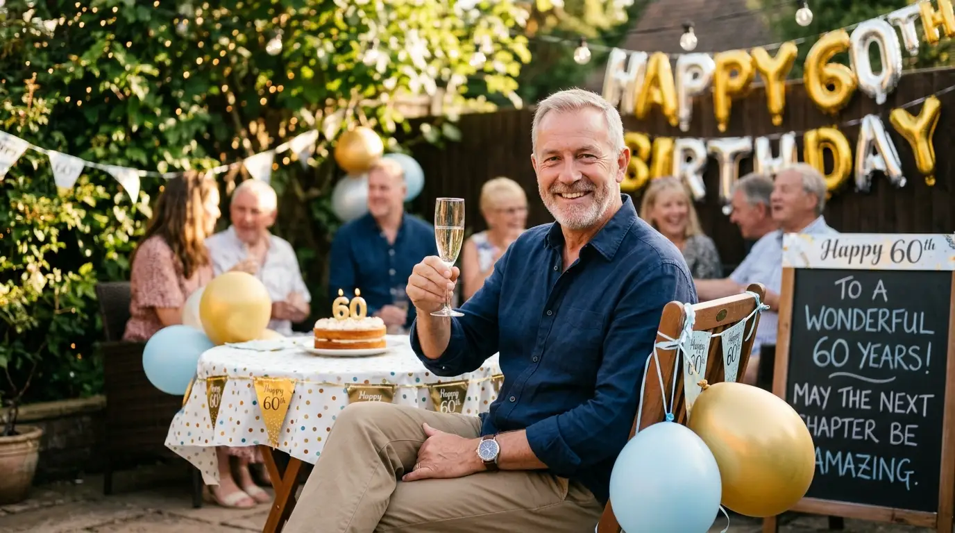 60th birthday wishes for a man