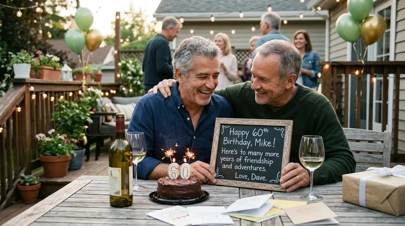 60th birthday wishes for friend