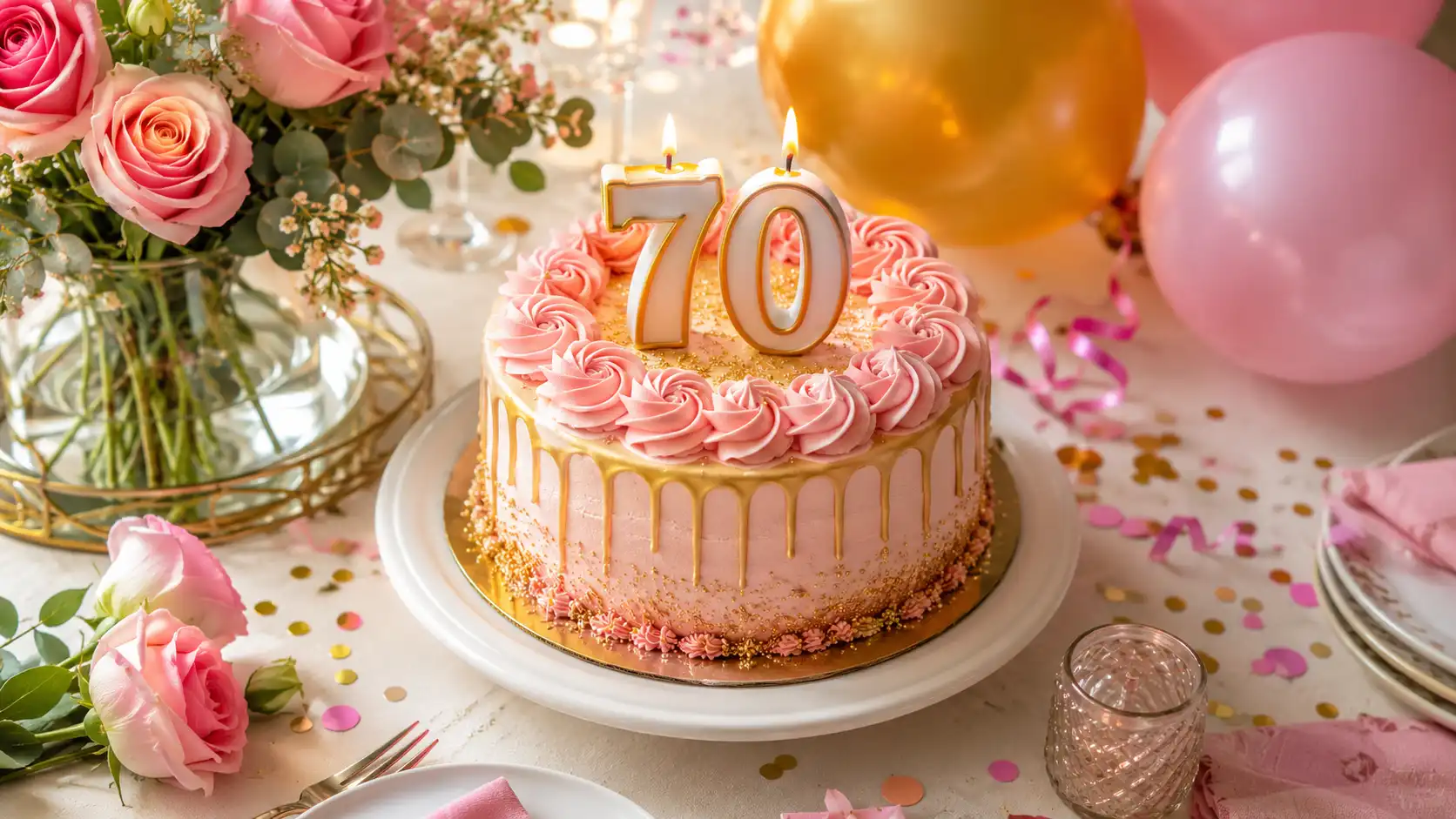 70th birthday wishes for a woman