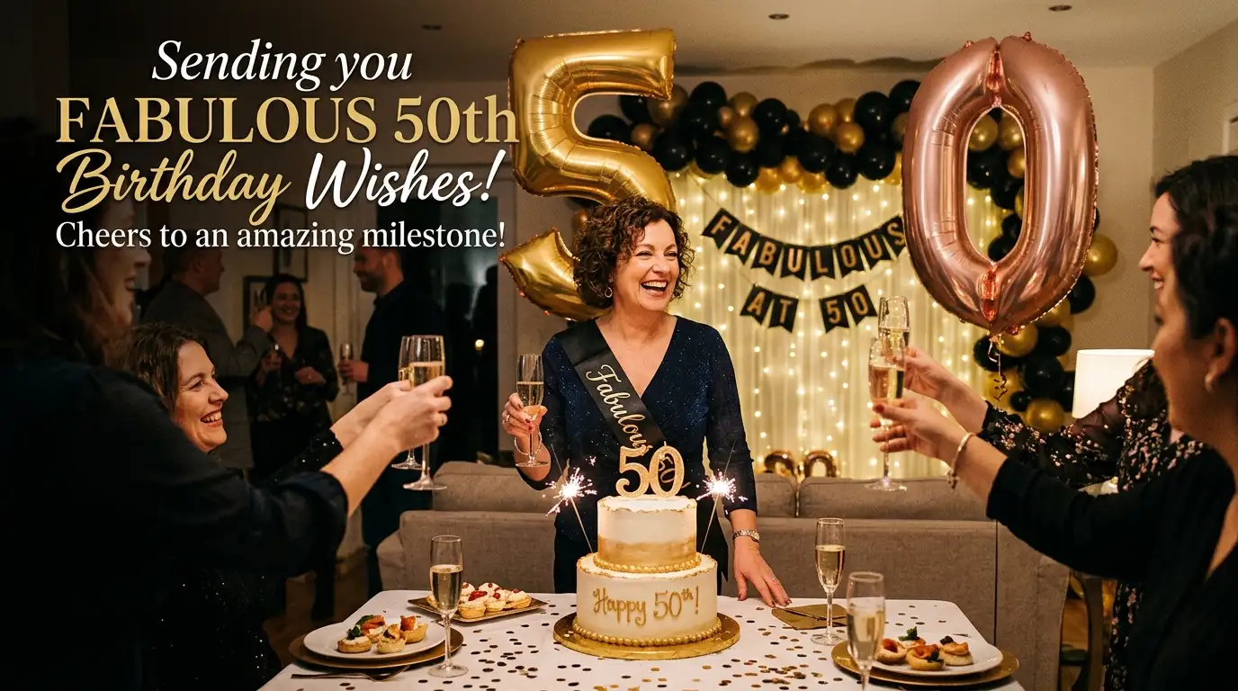 fabulous 50th birthday wishes