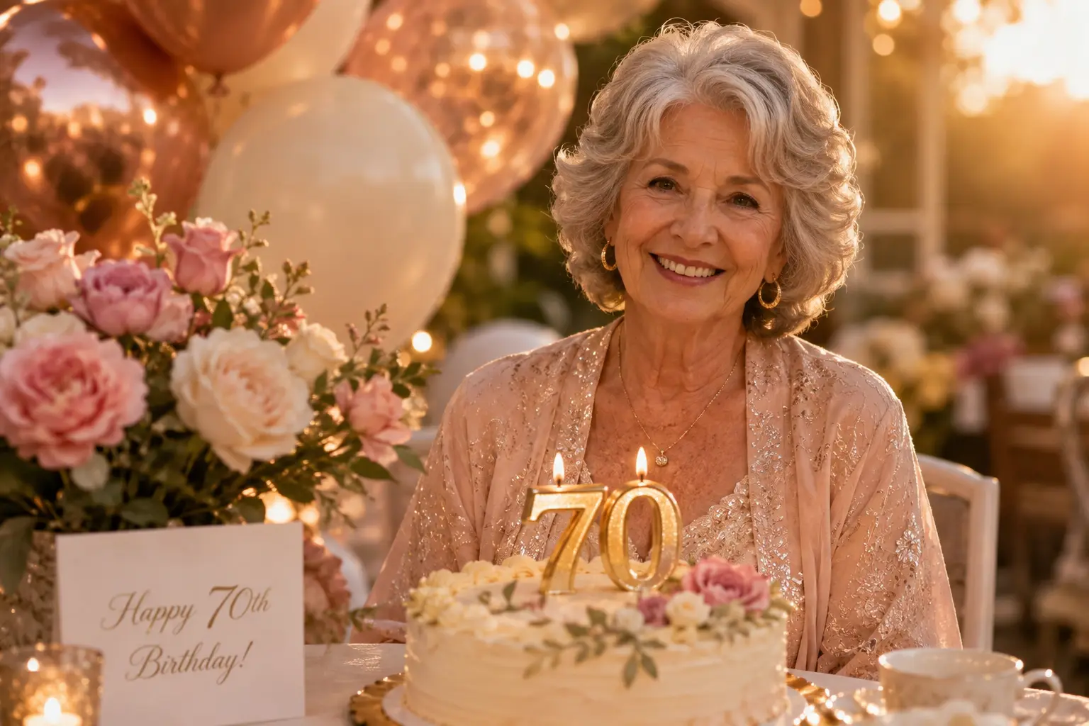 female 70th birthday wishes