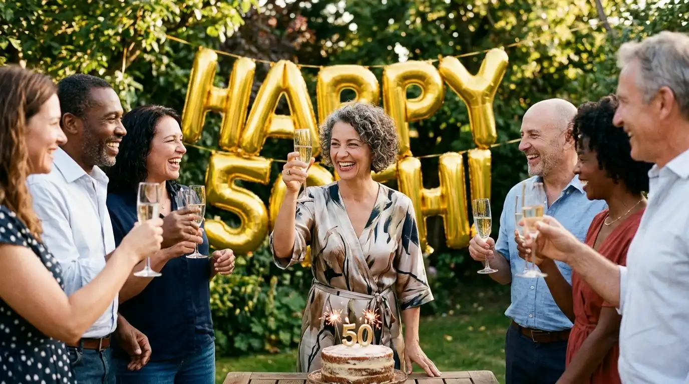 happy 50th birthday wishes for a woman