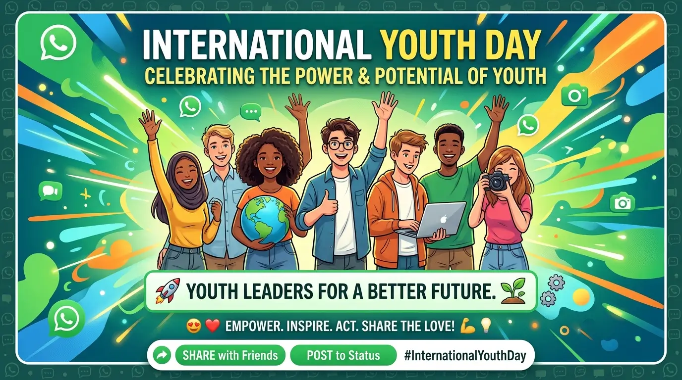 International Youth Day WhatsApp