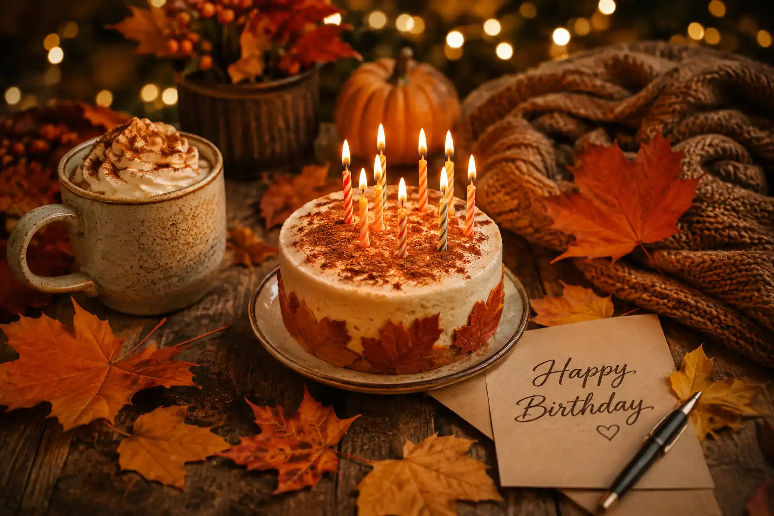 fall birthday wishes