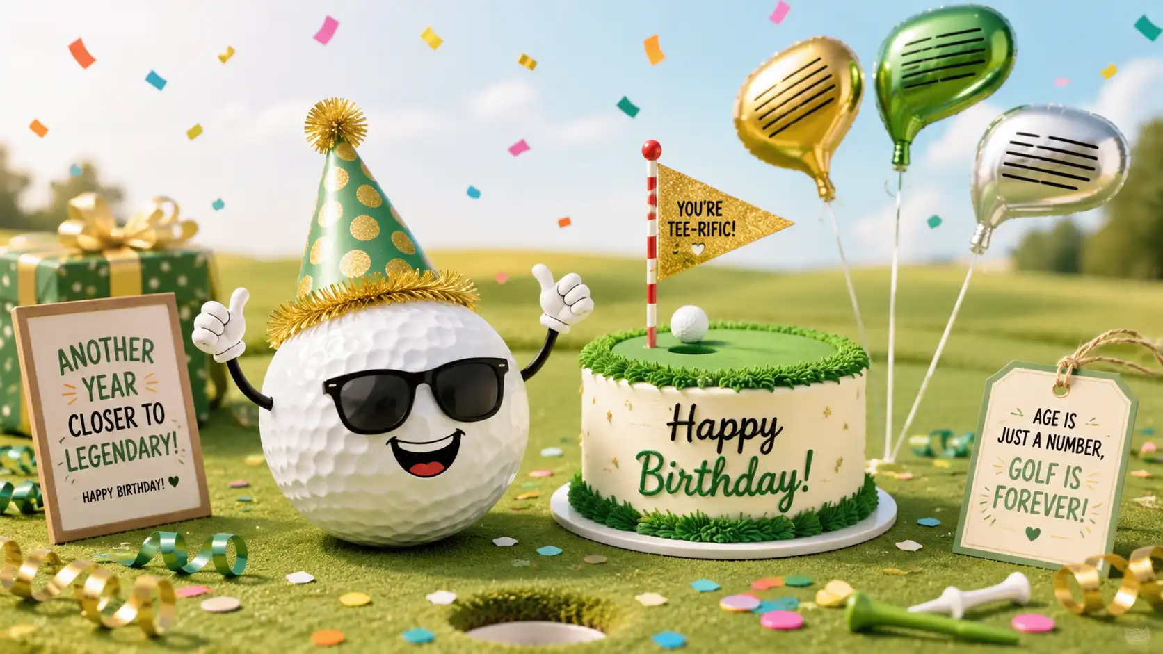 funny golf birthday wishes