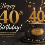 happy 40th birthday wishes